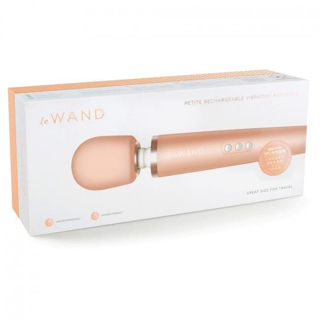 Le Wand Wand Vibrators Le Wand Petite Gold - Multiple Vibration Modes, Body-Safe Silicone