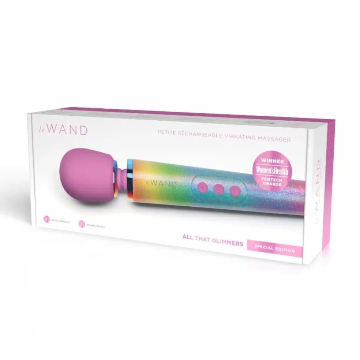 Le Wand Wand Vibrators Le Wand Rainbow Ombre Petite Massager Special Edition - Rainbow Massager