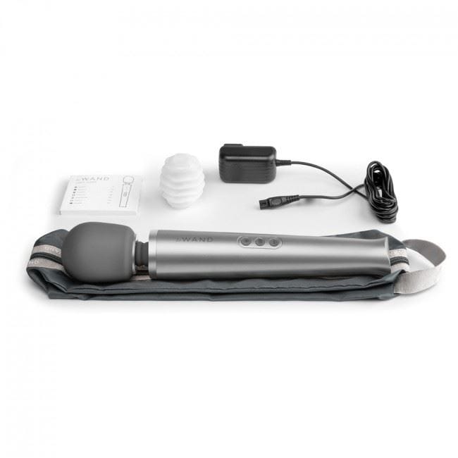 Le Wand Wand Vibrators Le Wand Rechargeable Massager Grey - Multiple Vibration Modes, USB Rechargeable