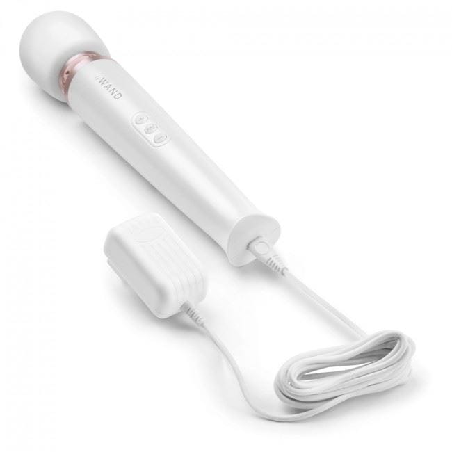Le Wand Wand Vibrators Le Wand Rechargeable Massager White - Multiple Vibration Modes, USB Rechargeable