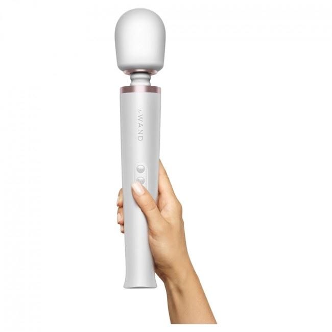 Le Wand Wand Vibrators Le Wand Rechargeable Massager White - Multiple Vibration Modes, USB Rechargeable