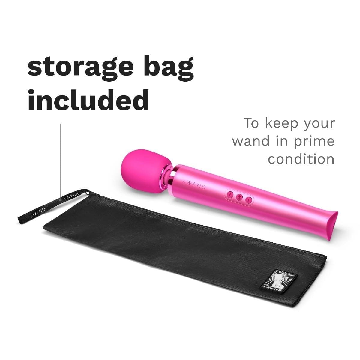 Le Wand Wand Vibrators Le Wand Rechargeable Vibrating Massager Magenta - USB Rechargeable