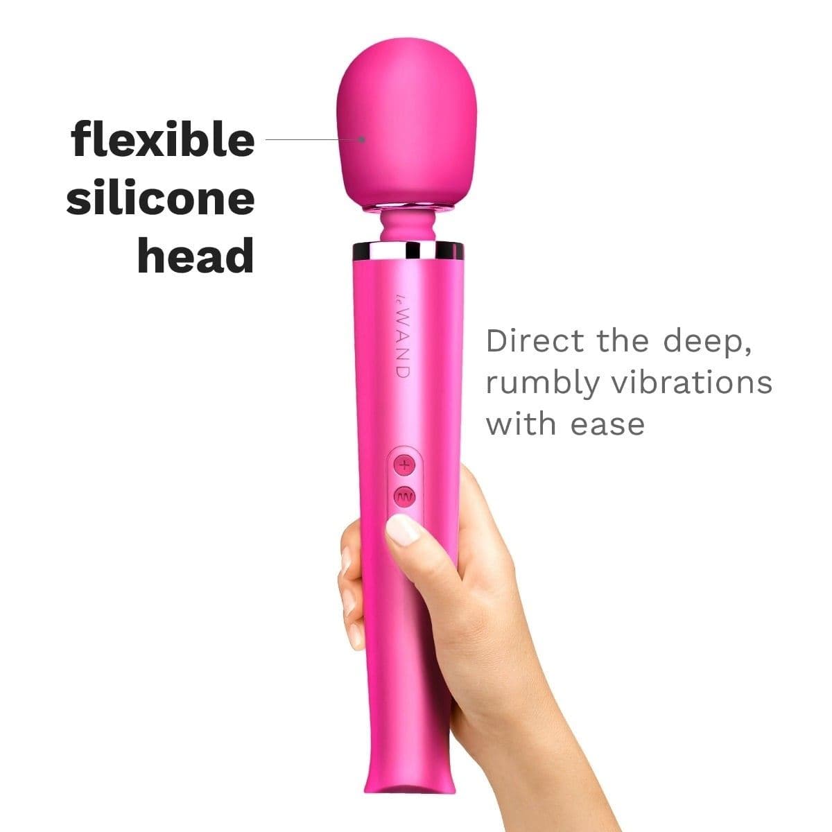 Le Wand Wand Vibrators Le Wand Rechargeable Vibrating Massager Magenta - USB Rechargeable
