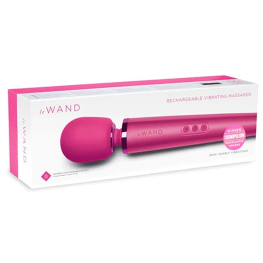 Le Wand Wand Vibrators Le Wand Rechargeable Vibrating Massager Magenta - USB Rechargeable