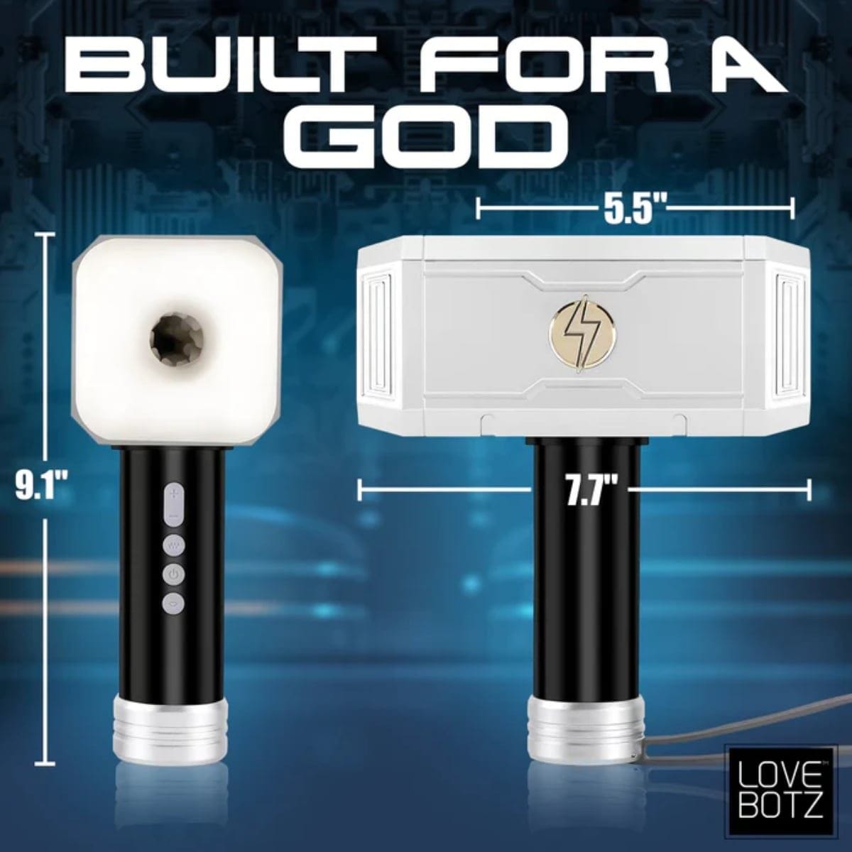 Lovebotz Male Masturbators Thunder Stroker Sucking Masturbator - Masturbator, Textured Sleeve Adult Toy