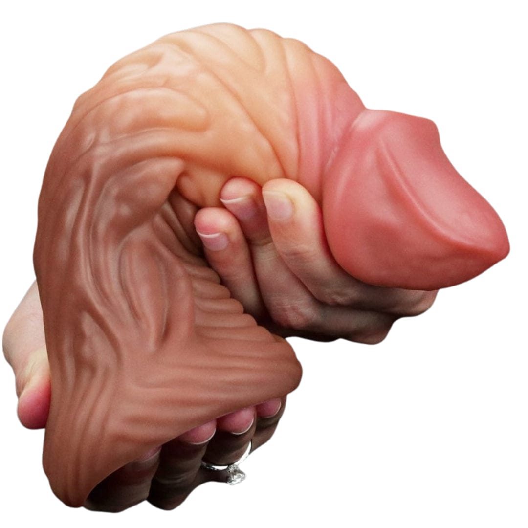 LoveToy Fantasy Dildos Fantasy Alien Dildo Sex Toy Dual Layer Anal G Spot Premium Silicone 7 Inches