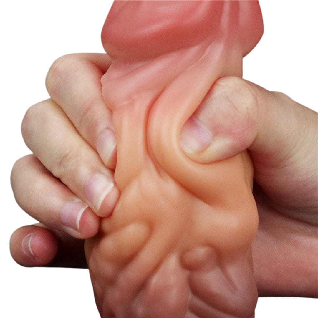 LoveToy Fantasy Dildos Fantasy Alien Dildo Sex Toy Dual Layer Anal G Spot Premium Silicone 7 Inches