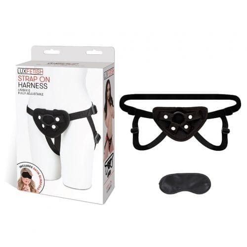 Lux Fetish Strap On Harness Lux Fetish Strap on Harness Black - Adjustable Straps