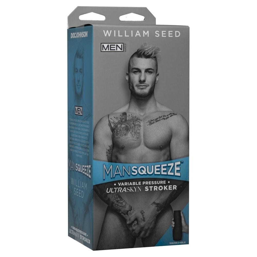 ManSqueeze Male Masturbators ManSqueeze William Seed Stroker Ass Flesh - Masturbator, Textured Sleeve