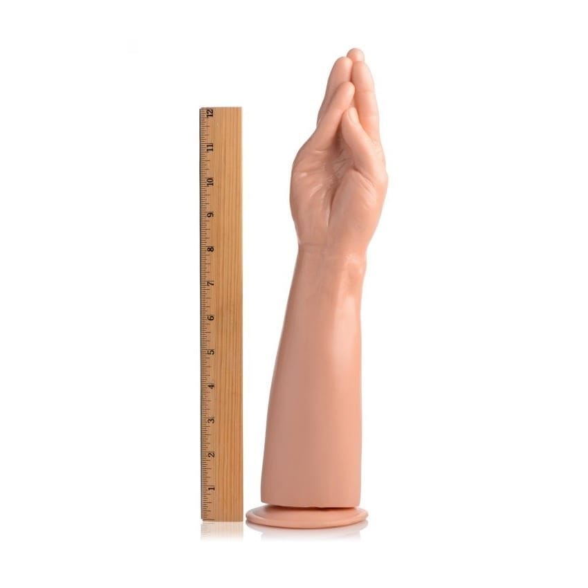 Master Series Realistic Dildos Master Series The Fister Hand and Forearm Dildo Light (15”) - hand-shaped