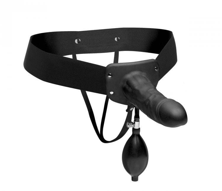 Master Series Strap On Dildo & Harness Master Series Pumper Inflatable Hollow Strap - hollow strap on, inflatable