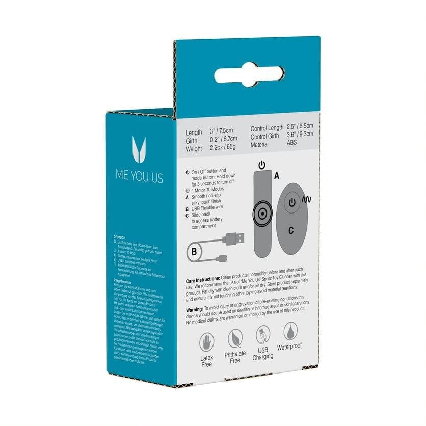 Me You Us Bullets Me You Us Bloom Rechargeable Bullet - Vibrator, Rechargeable, Multi-Speed