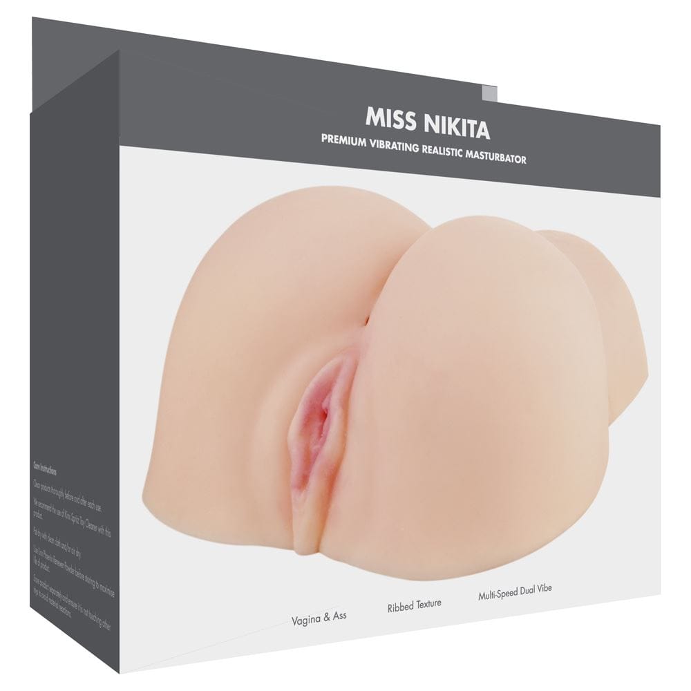 Me You Us Male Masturbators Me You Us Miss Nikita Premium Vibrating Realistic Masturbator Flesh Adult Toy
