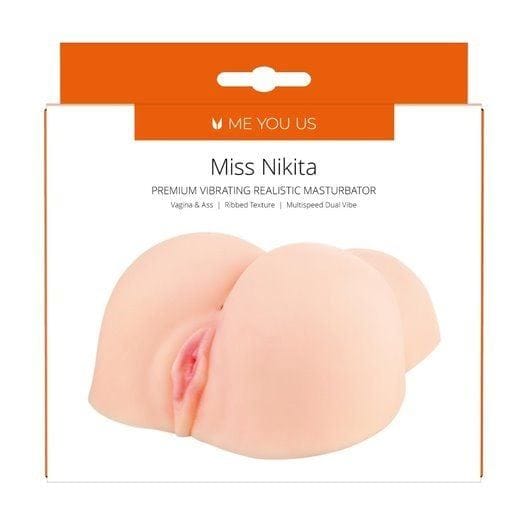 Me You Us Male Masturbators Me You Us Miss Nikita Premium Vibrating Realistic Masturbator Flesh Adult Toy