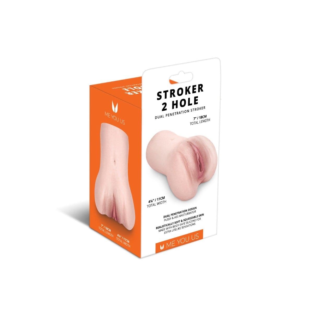 Me You Us Male Masturbators Me You Us Stroker 2 Hole - Male Masturbator, Thrusting, Realistic Texture