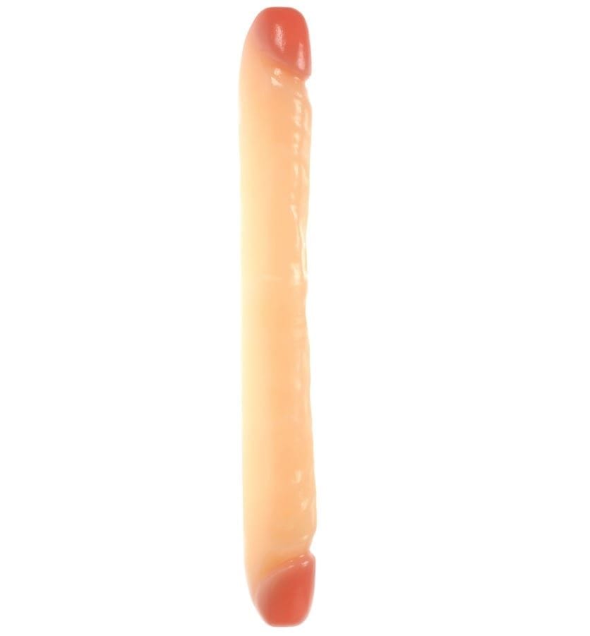 Me You Us Realistic Dildos Me You Us Twelve Double Dong Flesh 12in Double-Ended Dildo - 12 inch, Realistic