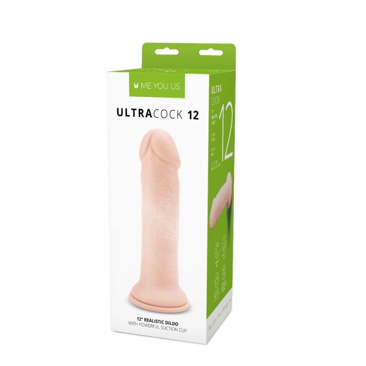 Me You Us Realistic Dildos Me You Us Ultra Cock 12inch Realistic Dildo - 12 inch, extra large, realistic