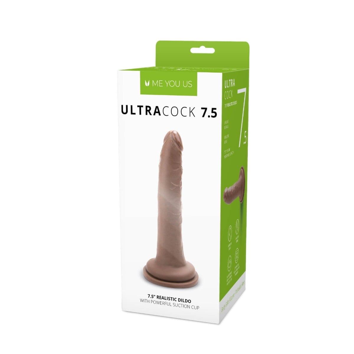 Me You Us Realistic Dildos Me You Us Ultra Cock 7.5inch Caramel Realistic Dildo - 7.5 inch, Realistic