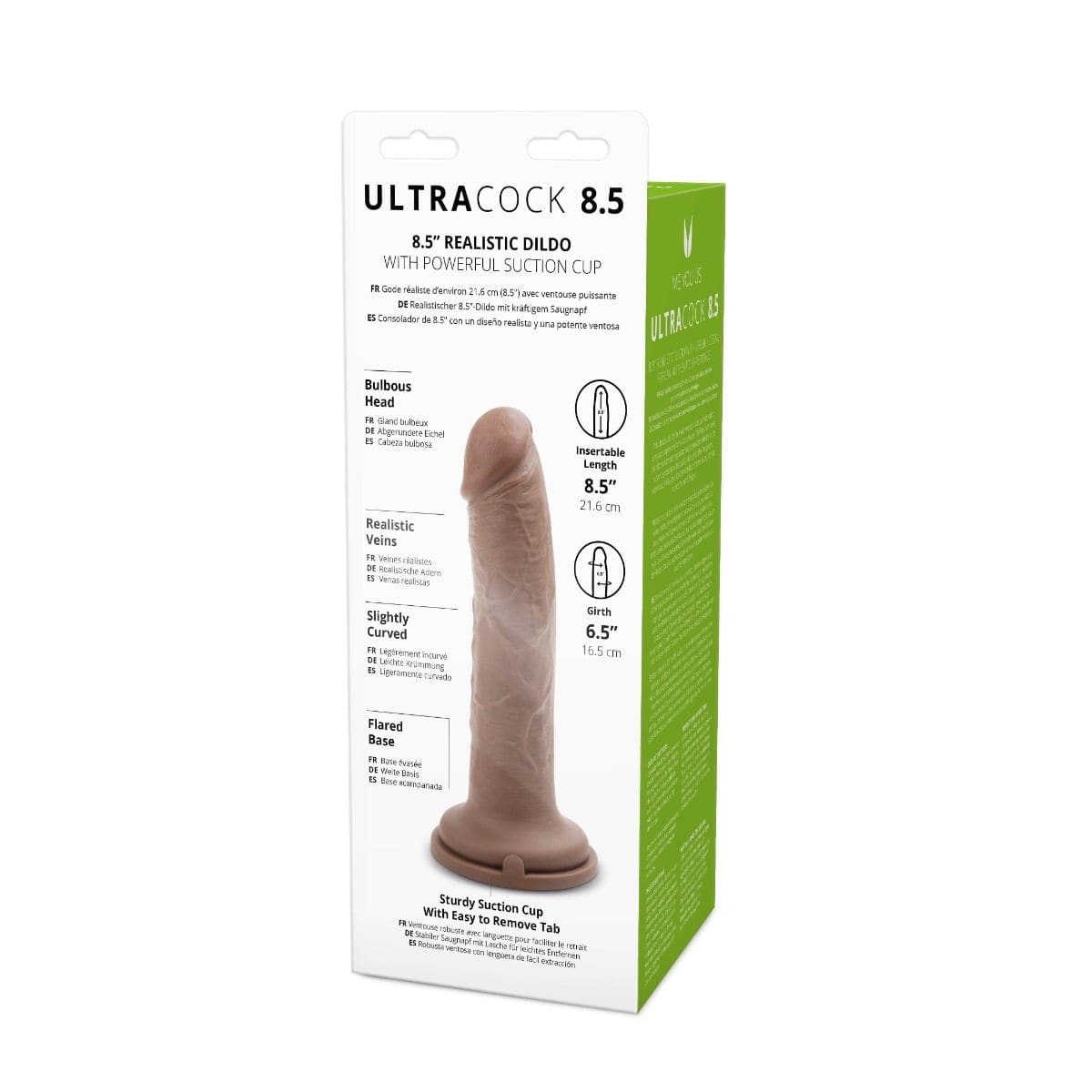 Me You Us Realistic Dildos Me You Us Ultra Cock 8.5inch Caramel Realistic Dildo - Dildo, Realistic Feel
