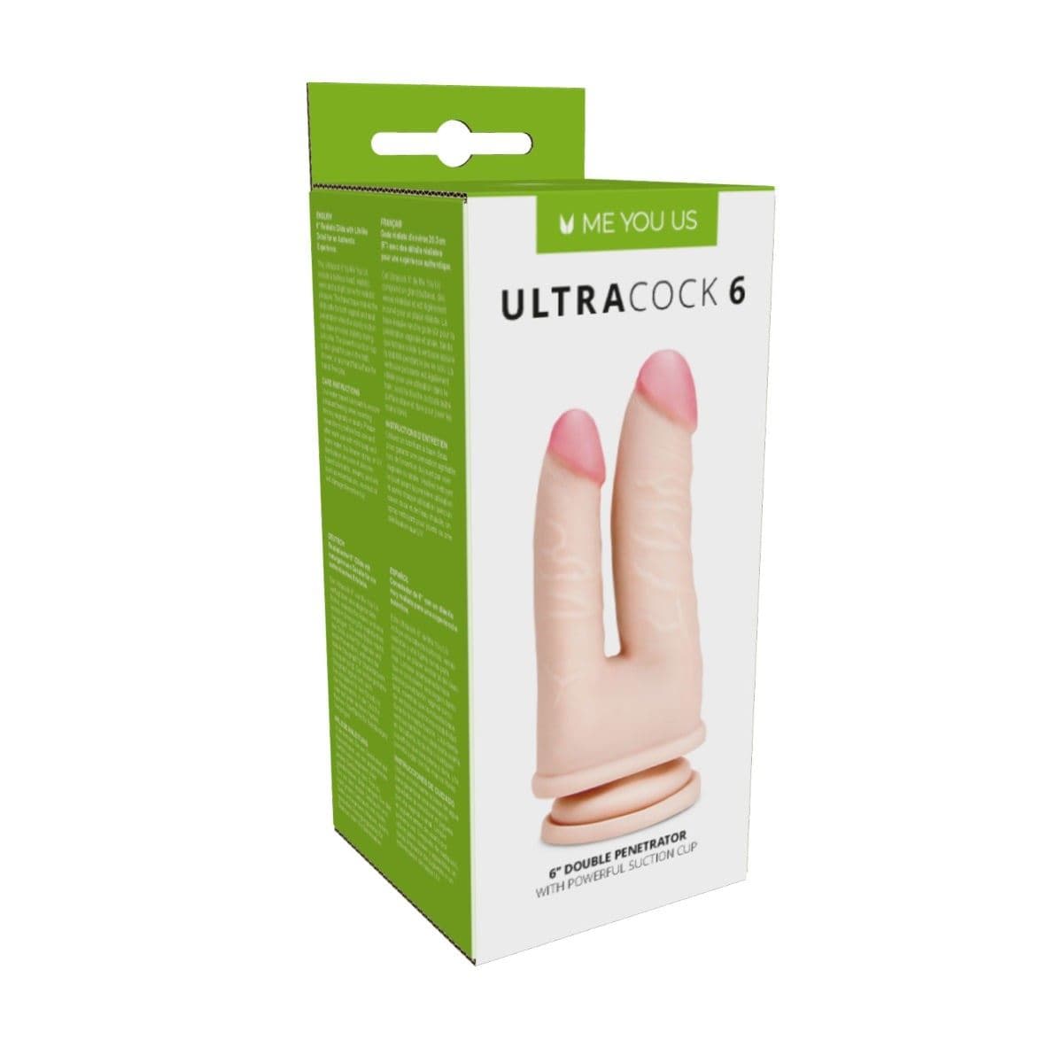 Me You Us Realistic Dildos Me You Us Ultra Cock Double Penetrator Dildo (6") - Dildo, Realistic Feel