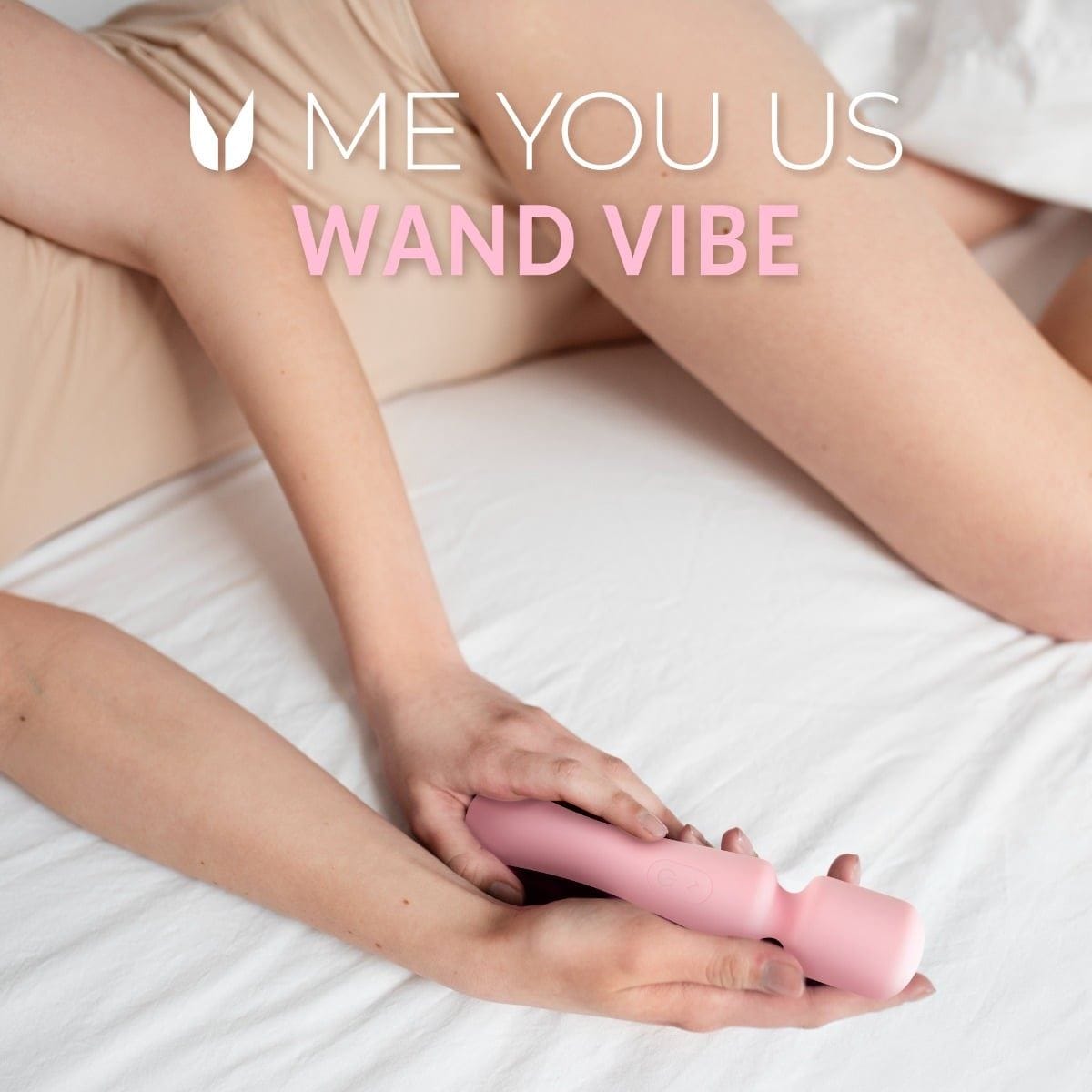 Me You Us Wand Vibrators Me You Us Wand Vibrator Pink - Multiple Vibration Modes, Body-Safe Silicone