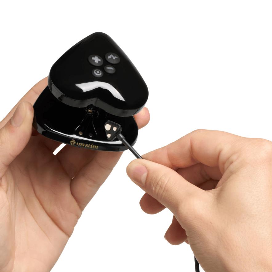 Mystim Clitoral Vibrators Mystim Heart’s Desire eStim Lay-On Vibrator Clitoral Massager USB Waterproof