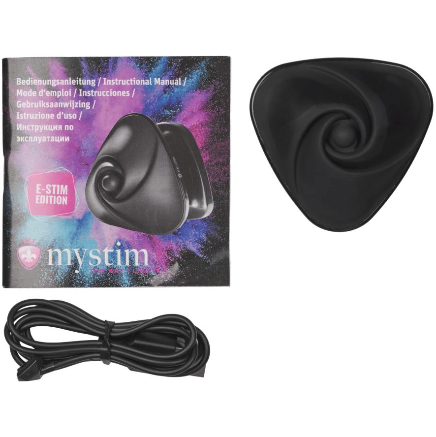 Mystim Clitoral Vibrators Mystim Heart’s Desire eStim Lay-On Vibrator Clitoral Massager USB Waterproof