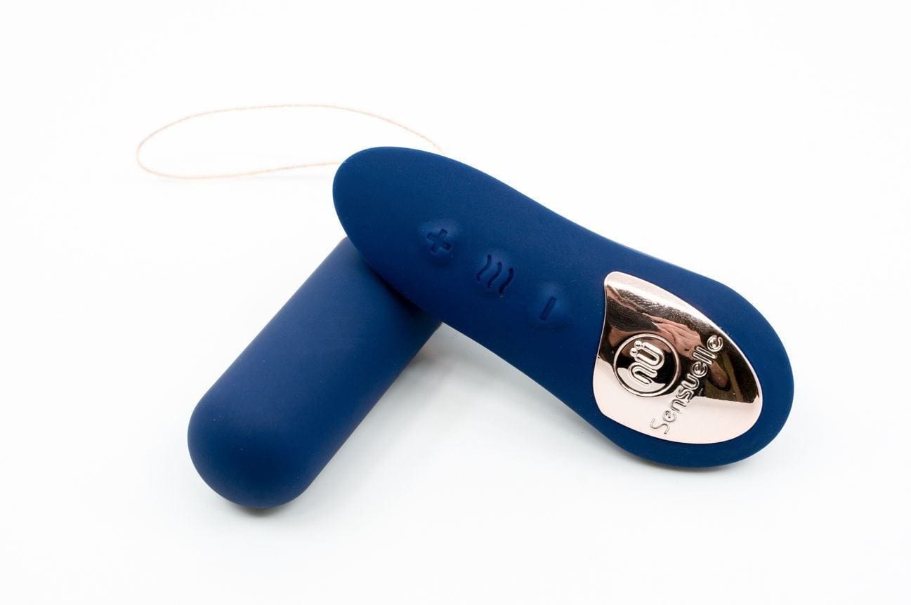 Nu Sensuelle Bullets Nu Sensuelle Remote Wireless Bullet Plus Navy Blue - Vibrator, Remote Control