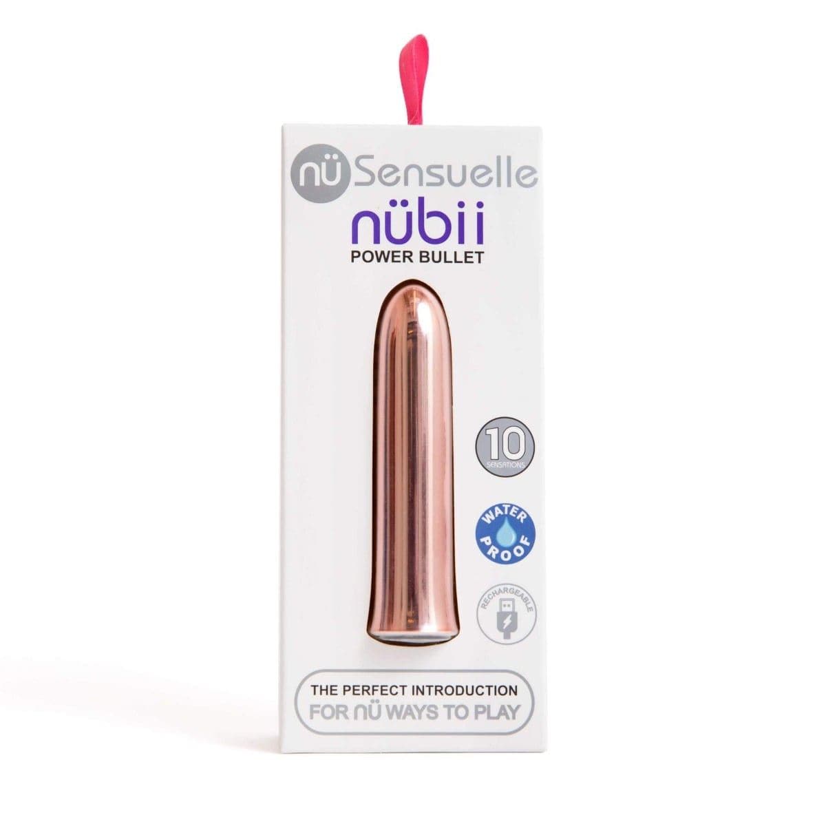 Nu Sensuelle Bullets SENSUELLE NUBII 15 FUNCTION BULLET - ROSE GOLD - Vibrator, Multi-Speed Adult Toy