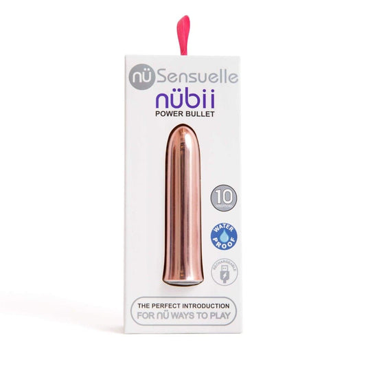 Nu Sensuelle Bullets SENSUELLE NUBII 15 FUNCTION BULLET - ROSE GOLD - Vibrator, Multi-Speed Adult Toy