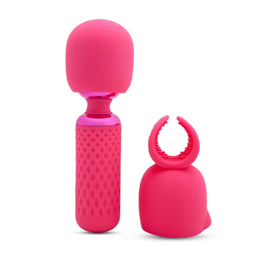 Nu Sensuelle Male Masturbators Harlow Nubii Mini Wand Masturbator Pink - Masturbator, Multi-Speed, Vibrating