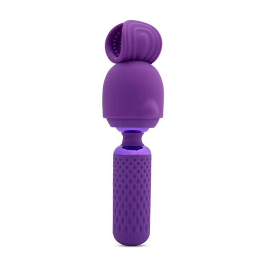 Nu Sensuelle Male Masturbators HARLOW NUBII MINI WAND W/ MASTURBATOR - Multiple Vibration Modes, Compact Size
