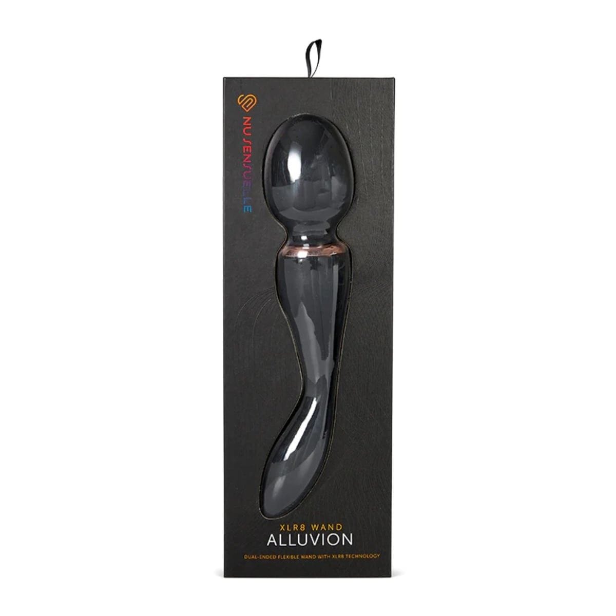 Nu Sensuelle Wand Vibrators Nu Sensuelle Xlr8 Alluvion Wand Black - Multiple Vibration Modes, Body-Safe