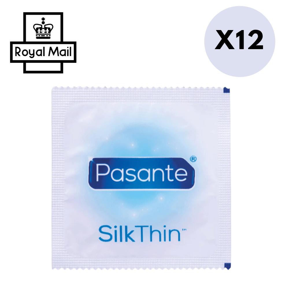 Pasante Condoms 12 Pack Pasante Condoms Silk Thin Ultra Sensitive CE Marked Vegan