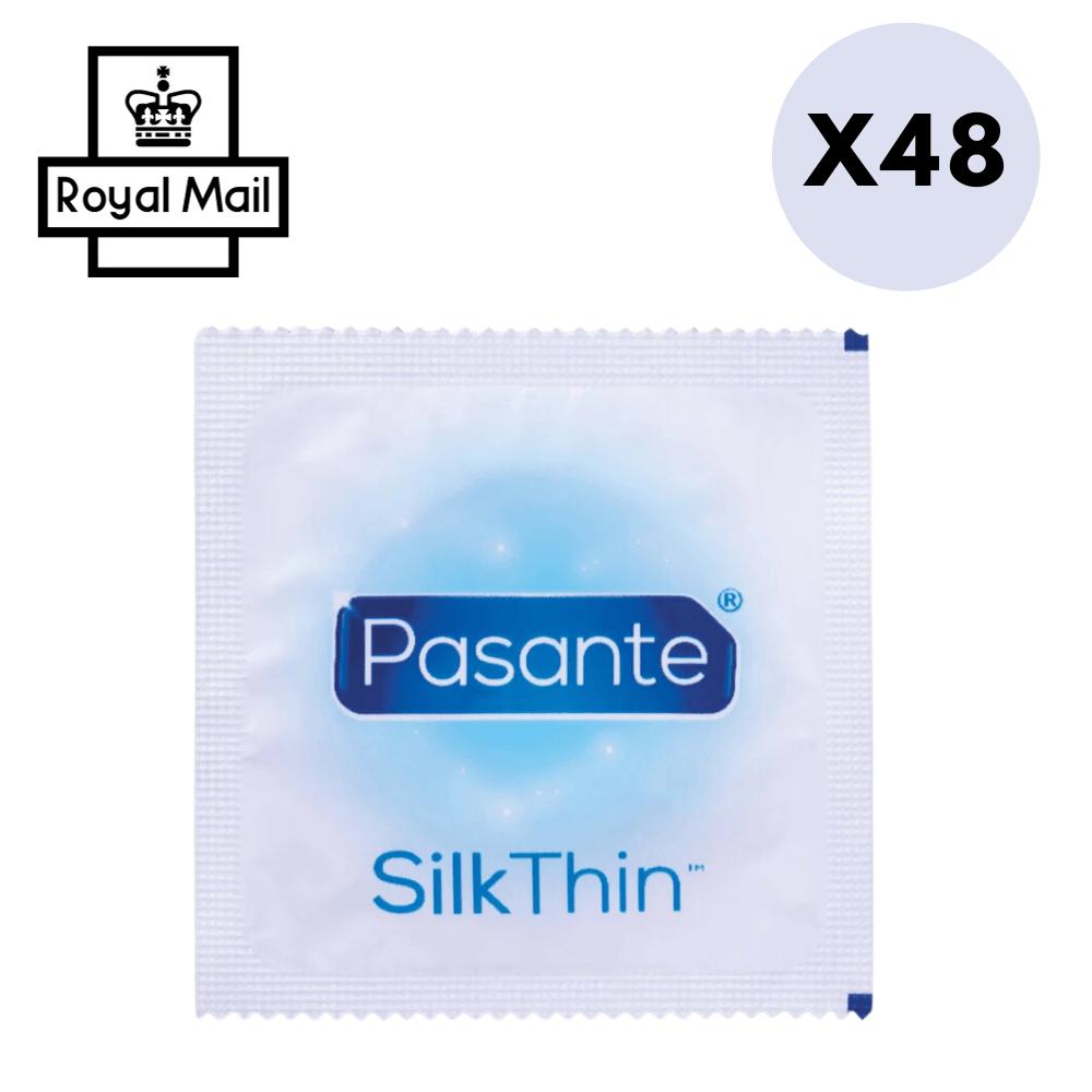 Pasante Condoms 48 Pack Pasante Condoms Silk Thin Ultra Sensitive CE Marked Vegan