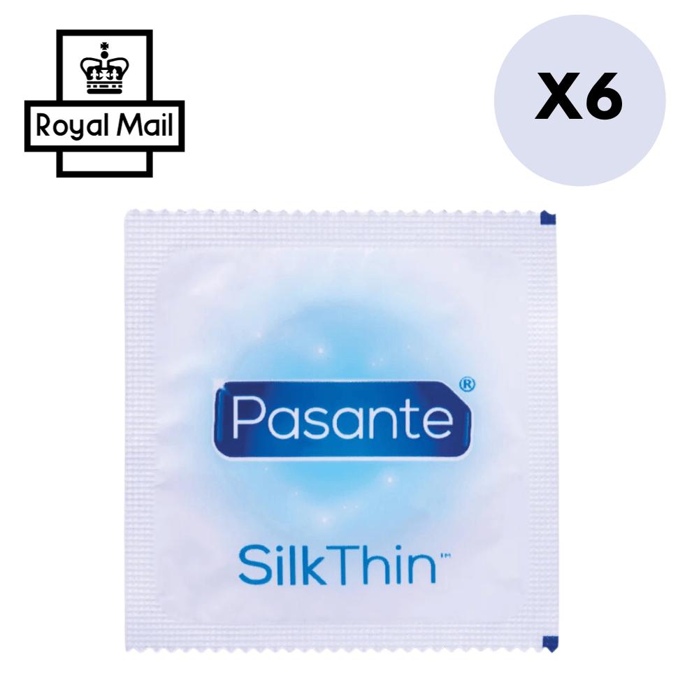 Pasante Condoms 6 Pack Pasante Condoms Silk Thin Ultra Sensitive CE Marked Vegan