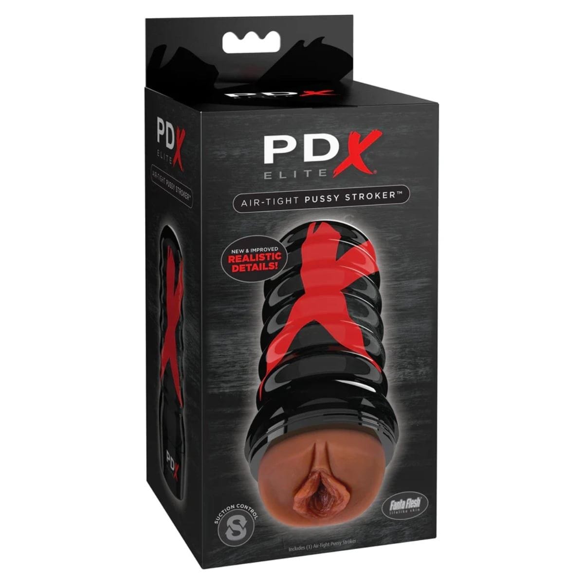 PDX Elite Male Masturbators PDX Elite Air Tight Pussy Stroker - Male Masturbator, Thrusting, Realistic
