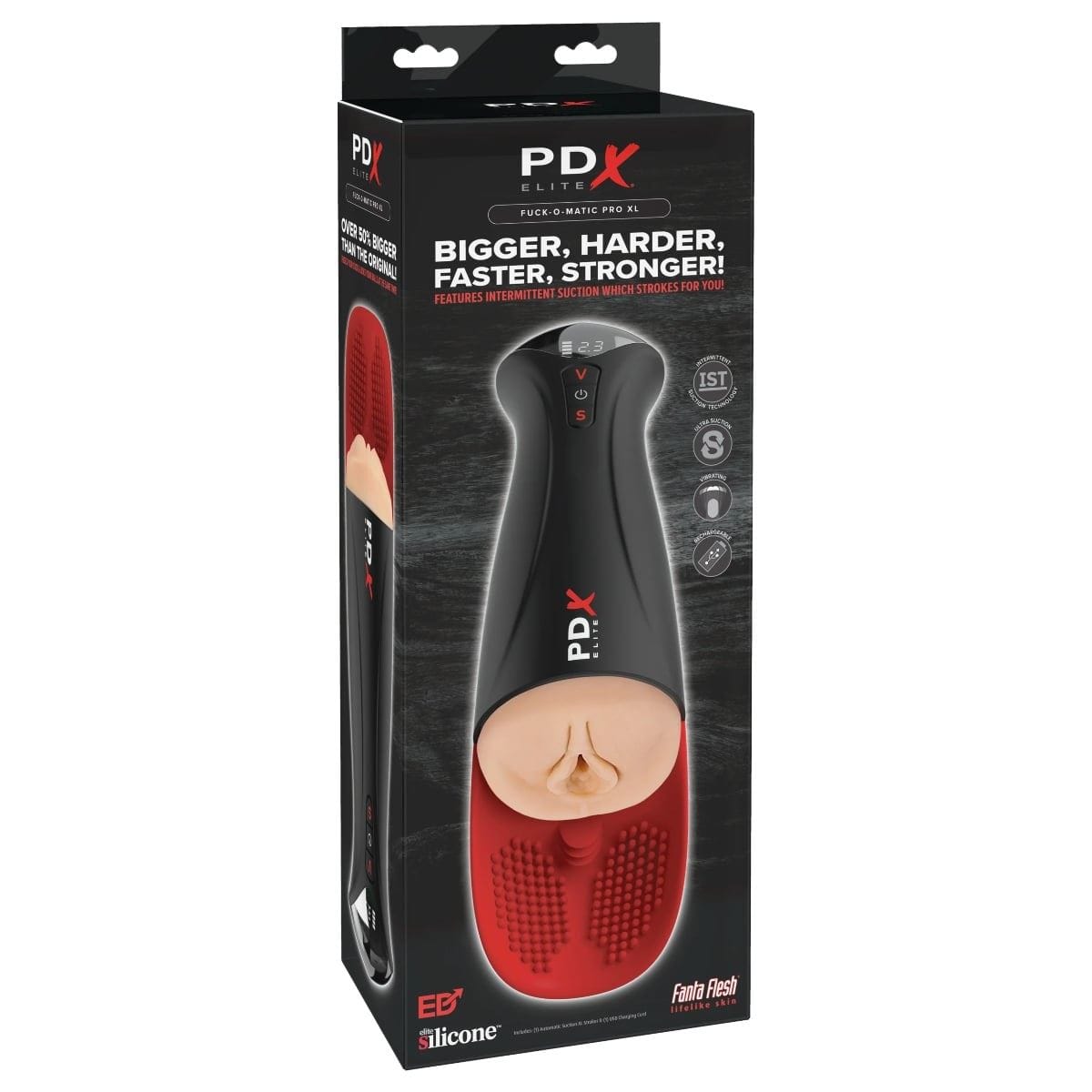 PDX Elite Male Masturbators PDX Elite Fuck O Matic Pro Masturbator XL Light - Masturbator, Textured Sleeve