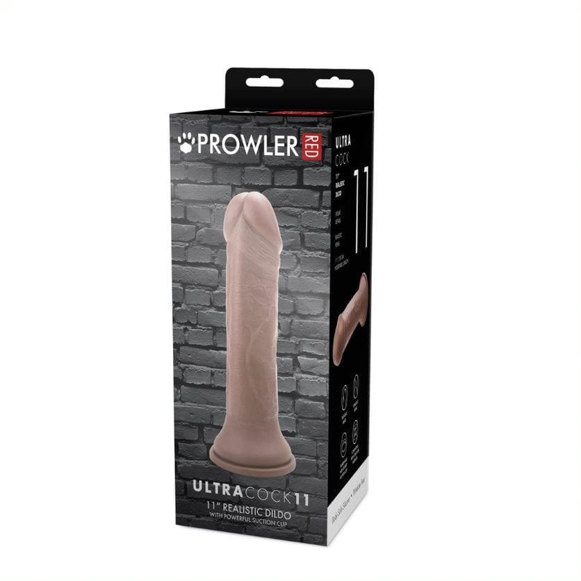 Prowler Red Realistic Dildos Prowler RED Ultra Cock 11 Dildo - extra large, realistic