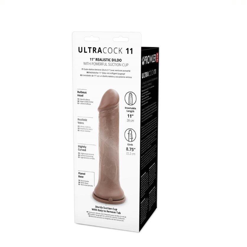 Prowler Red Realistic Dildos Prowler RED Ultra Cock 11 Dildo - extra large, realistic