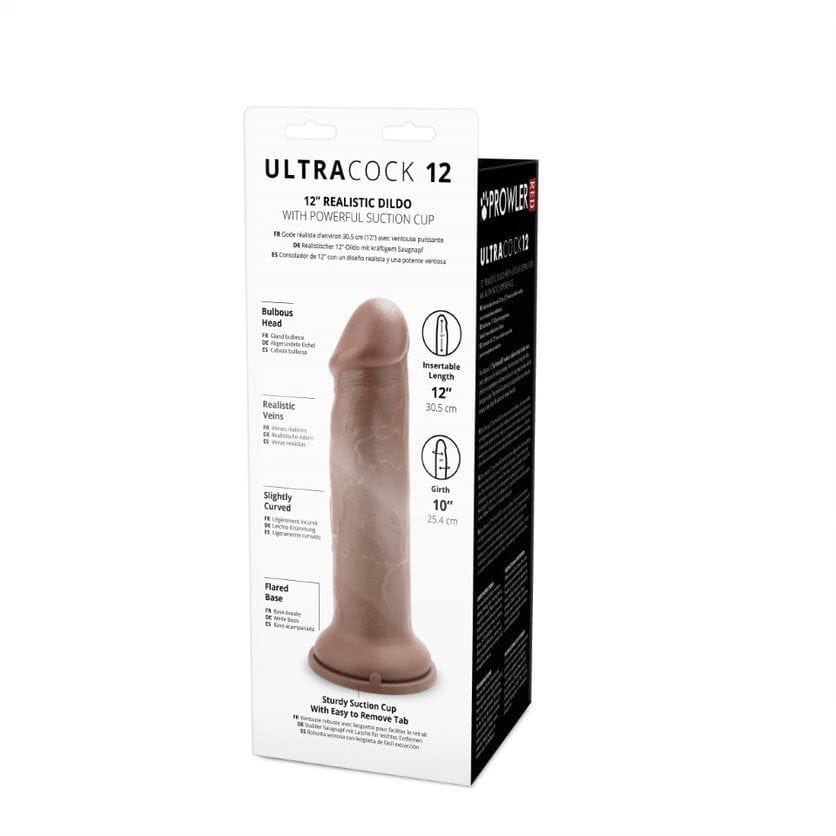 Prowler Red Realistic Dildos Prowler RED Ultra Cock 12 Dildo - extra large, realistic