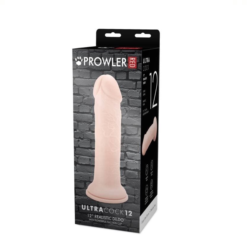 Prowler Red Realistic Dildos Prowler RED Ultra Cock 12 - extra large, realistic Dildo
