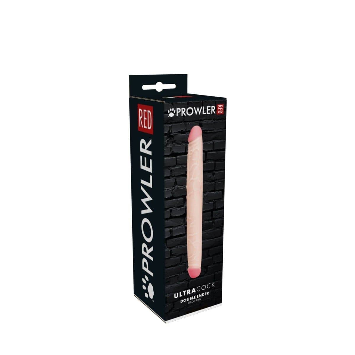 Prowler Red Realistic Dildos Prowler RED Ultra Cock Double Ended Dildo 12 - Dildo, Double Ended Adult Toy