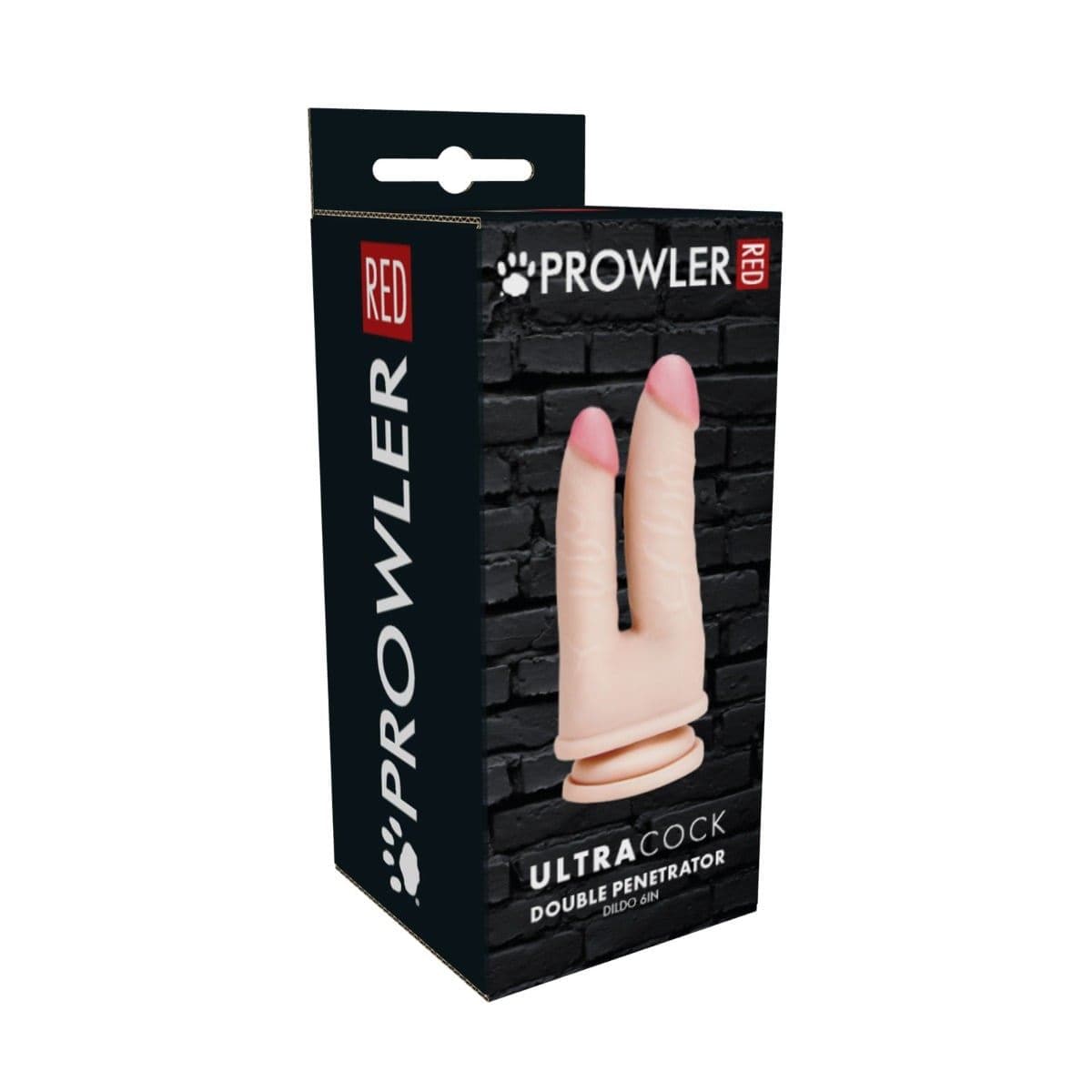 Prowler Red Realistic Dildos Prowler RED Ultra Cock Double Penetrator Dildo (6") - Dildo, Realistic Feel