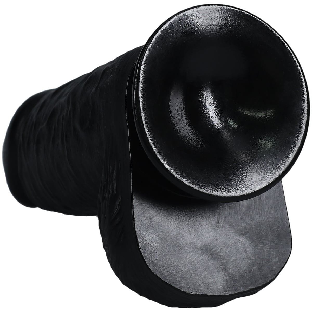 Real Rock Realistic Dildos RealRock Extra Thick Realistic Dildo with Balls 9 Inch - 9 inch, extra large
