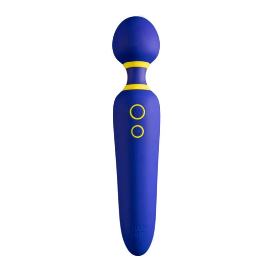 Romp Wand Vibrators ROMP Flip Wand Massager Blue - Multiple Vibration Modes, Body-Safe Silicone