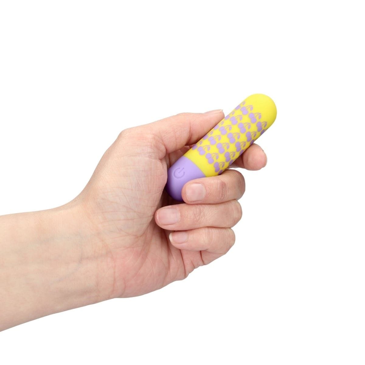 S-Line Bullets S-Line I Cherryish You Bullet Vibrator Yellow Purple - Vibrator