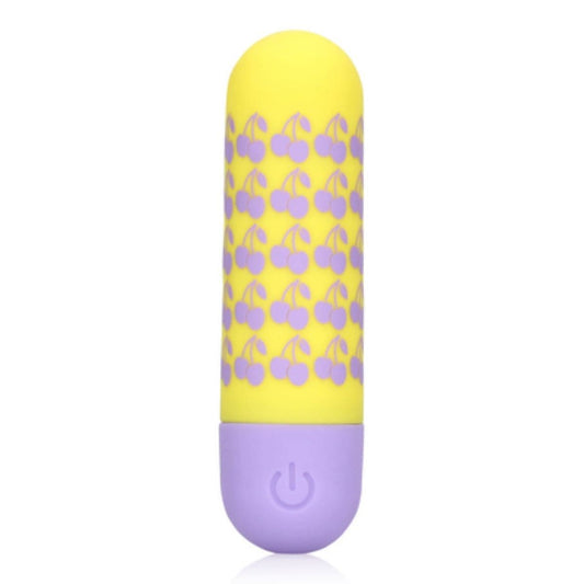 S-Line Bullets S-Line I Cherryish You Bullet Vibrator Yellow Purple - Vibrator
