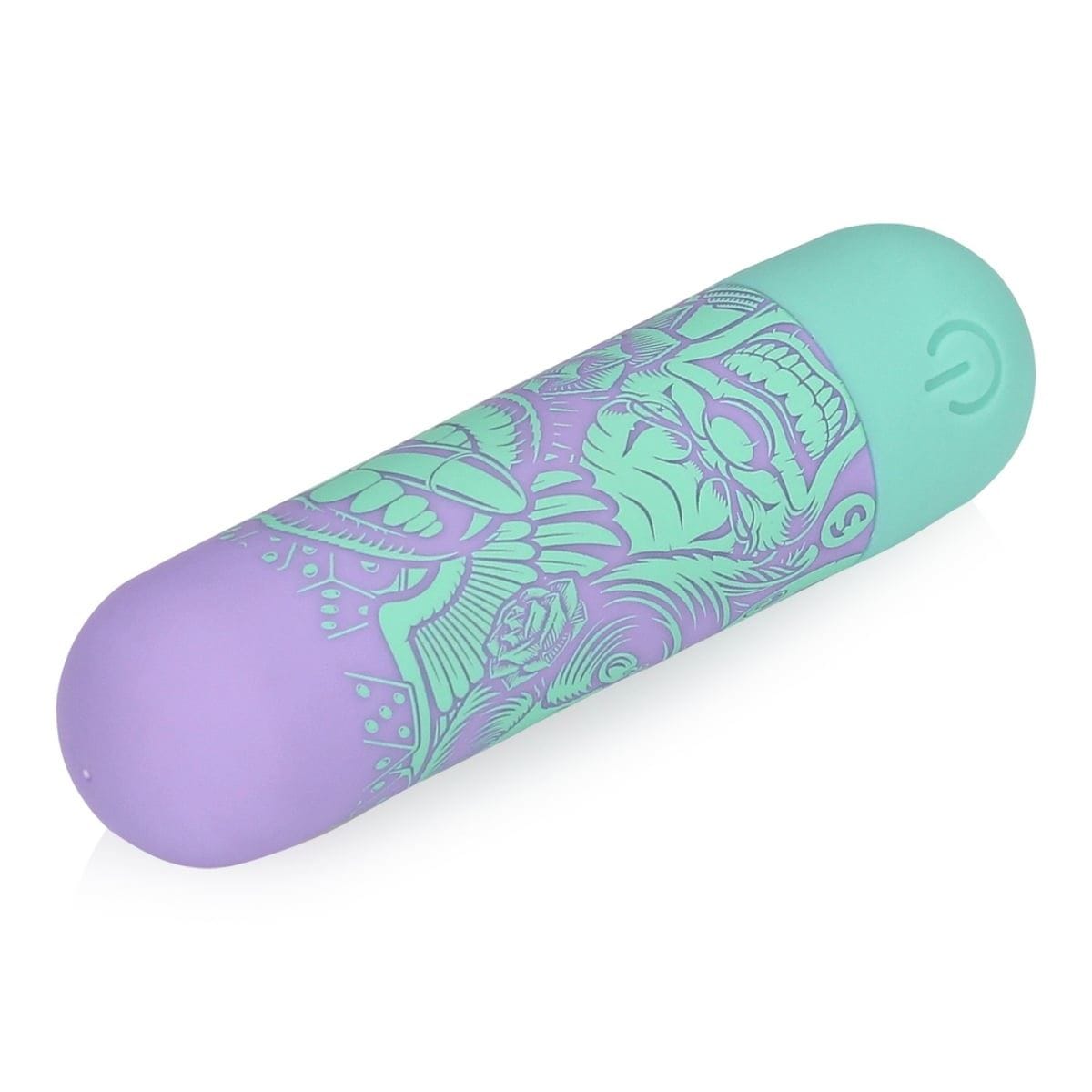 S-Line Bullets S-Line Lip Off Some Steam Bullet Vibrator Green Purple - Vibrator
