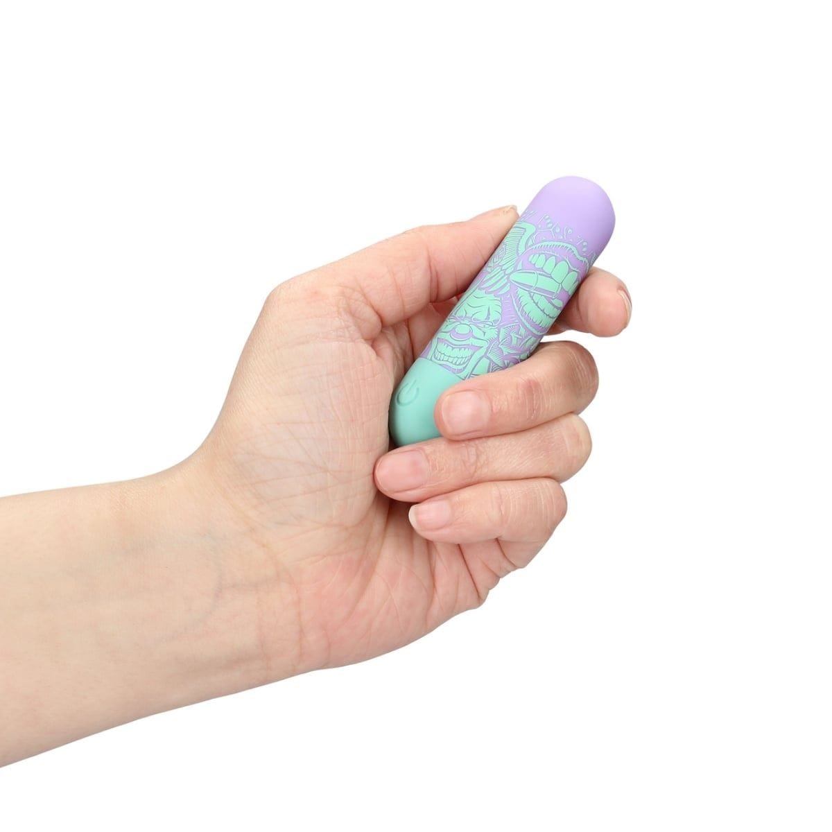 S-Line Bullets S-Line Lip Off Some Steam Bullet Vibrator Green Purple - Vibrator